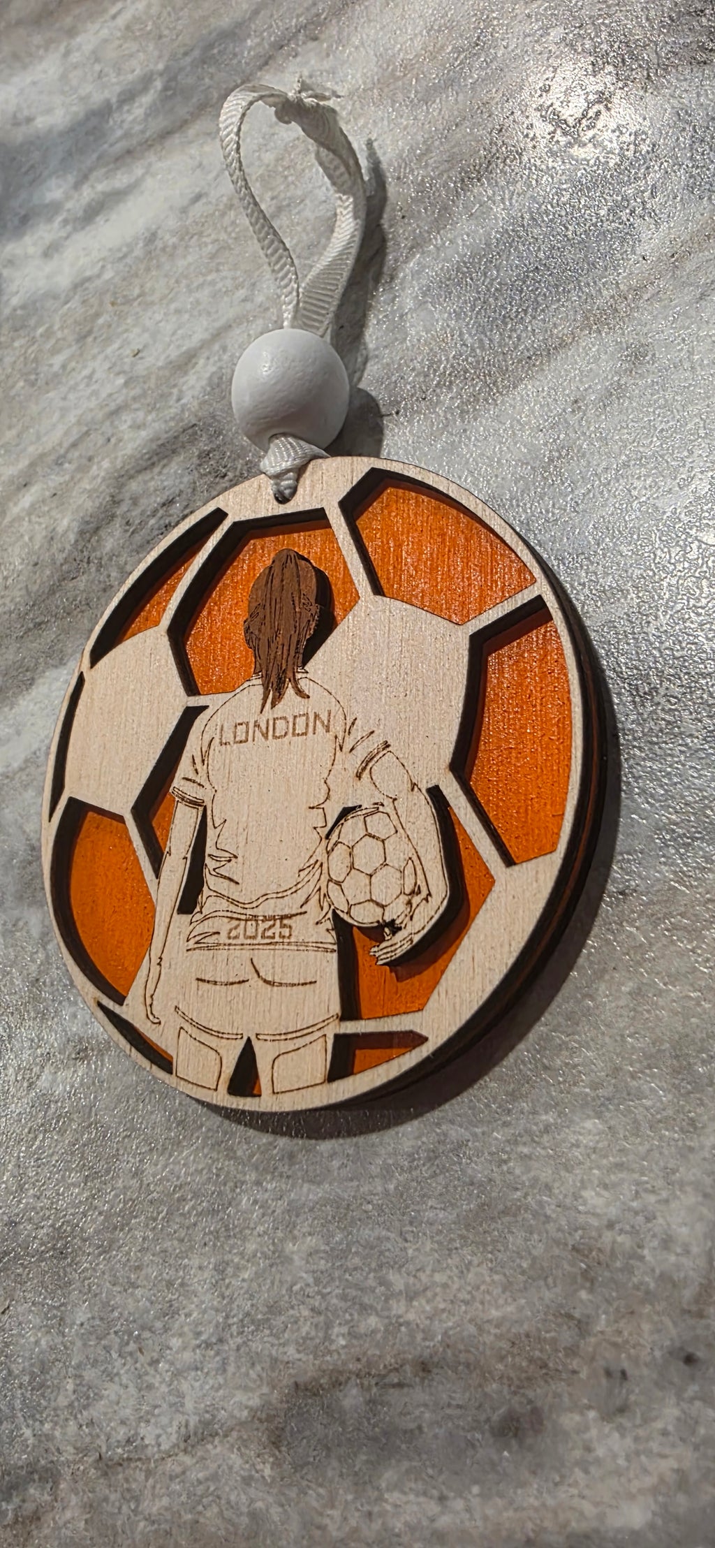 ⚽️Personalized Soccer Ornament