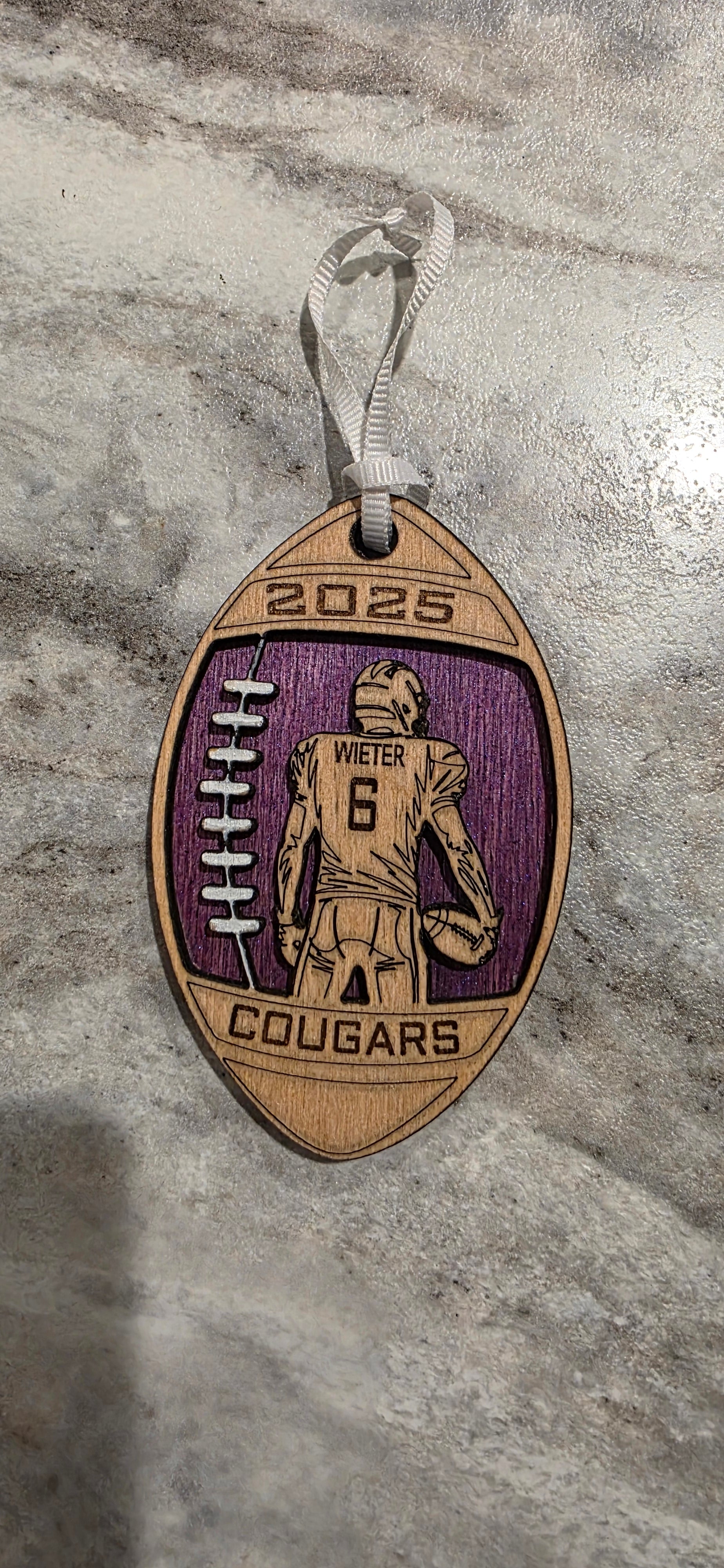 🏈Personalized Football Ornaments