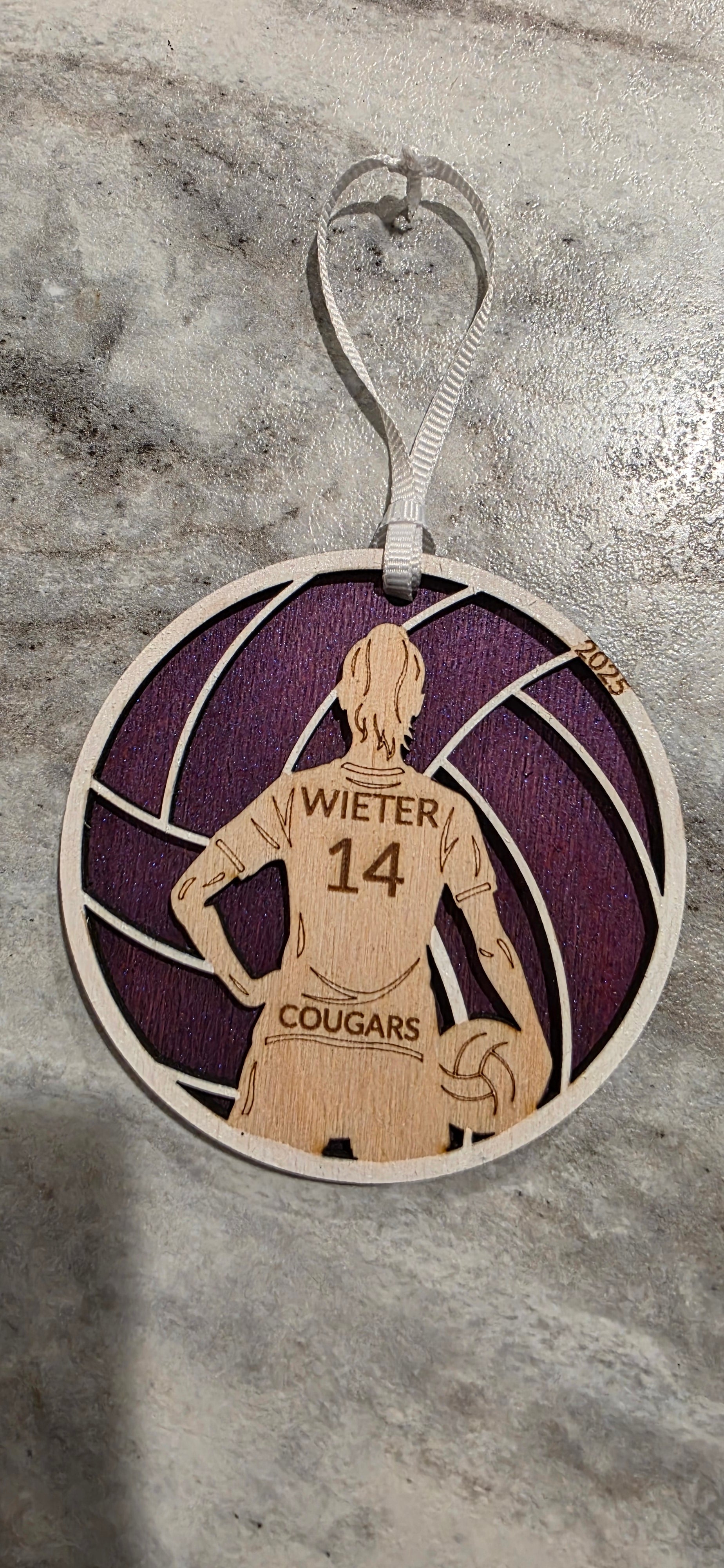 🏐Personalized Volleyball Ornament