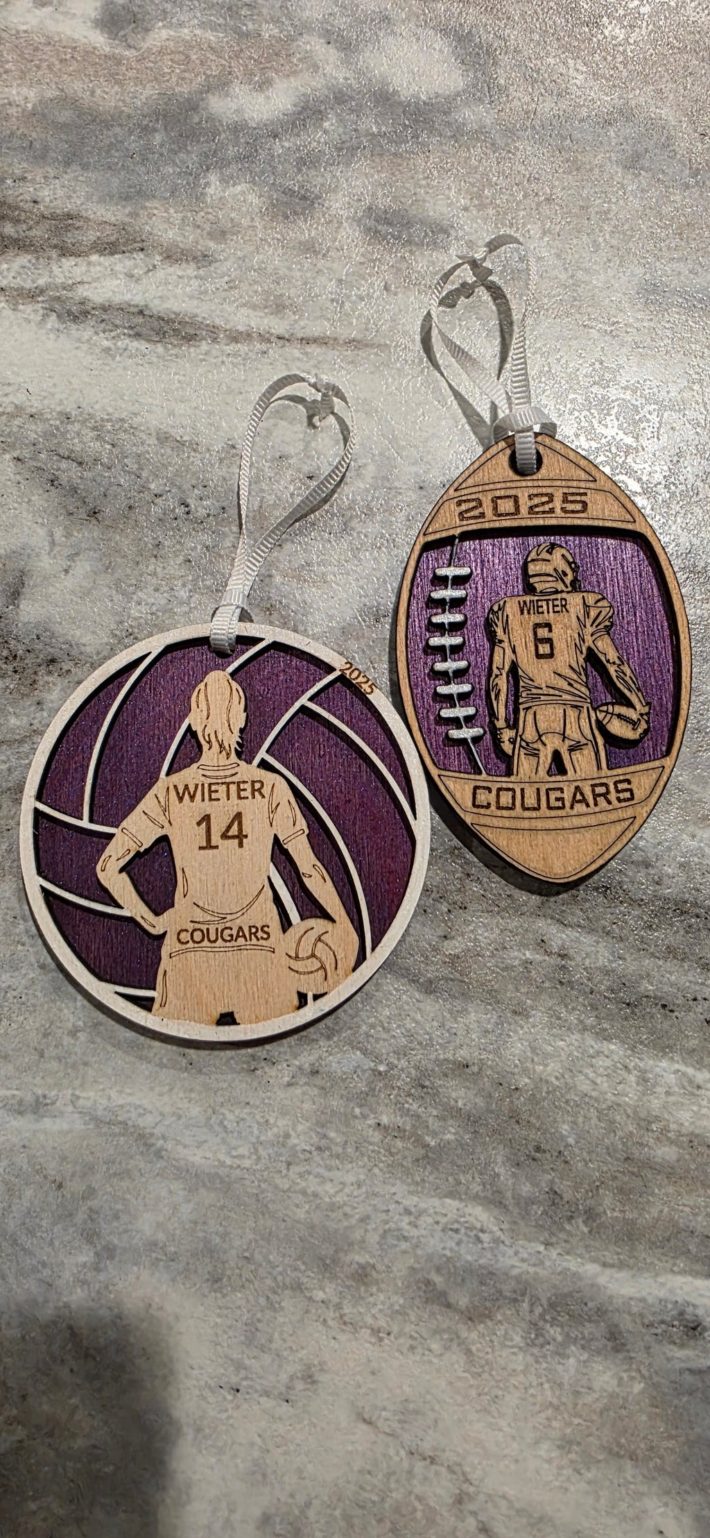 🏐Personalized Volleyball Ornament