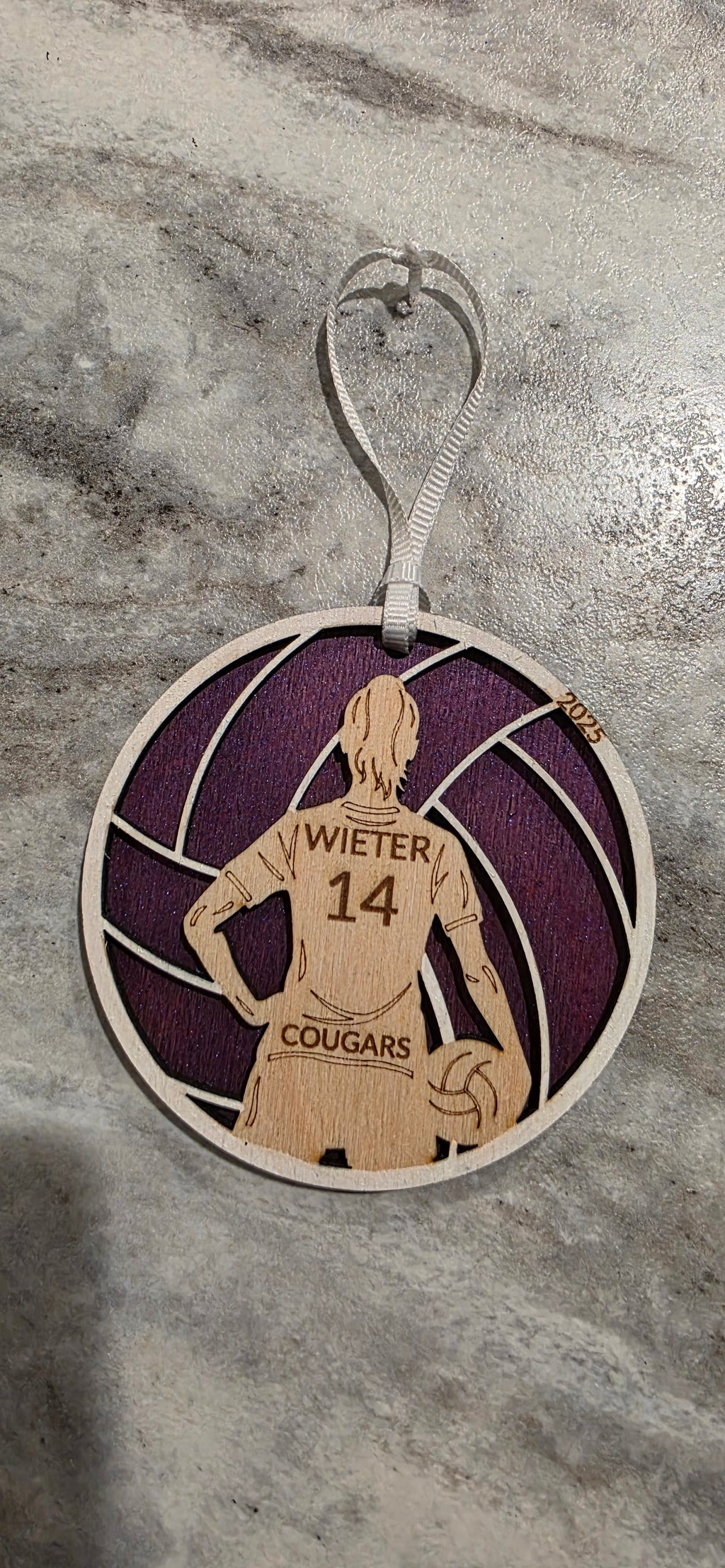 🏐Personalized Volleyball Ornament
